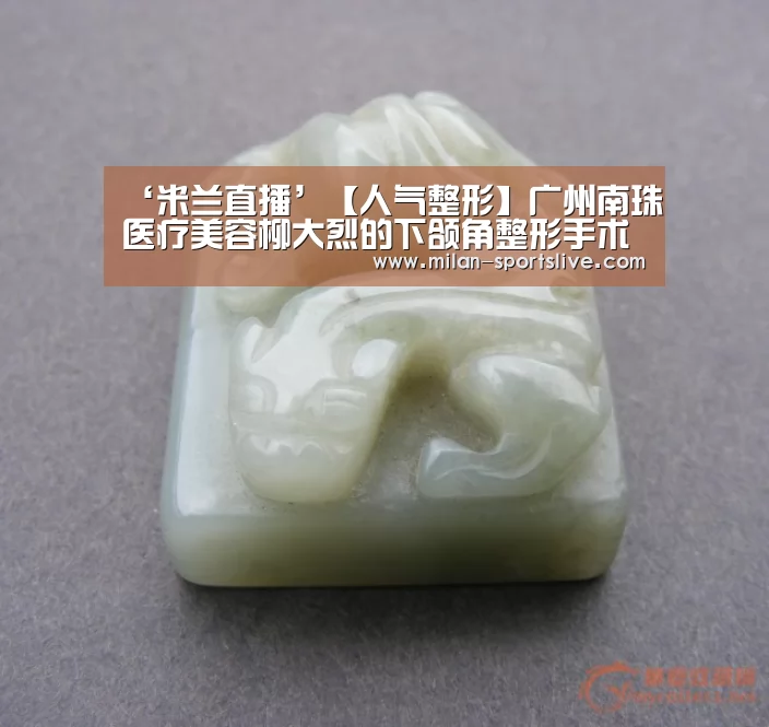 ‘米兰直播’【人气整形】广州南珠医疗美容柳大烈的下颌角整形手术(图1) 米兰游戏